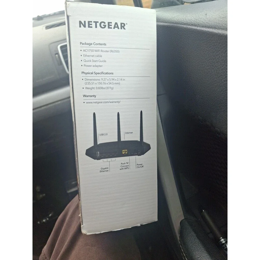 Netgear Nighthawk AC1750 WiFi Router WiFi 5 Model R6350 - Picture 4 of 6